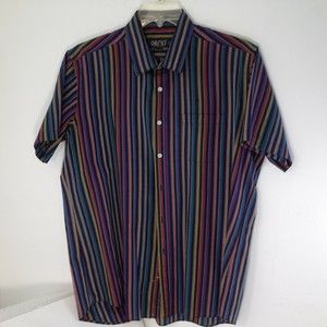 Vintage GENO By Gene Ostro Shirt Single Needle Tailoring Smooth XL